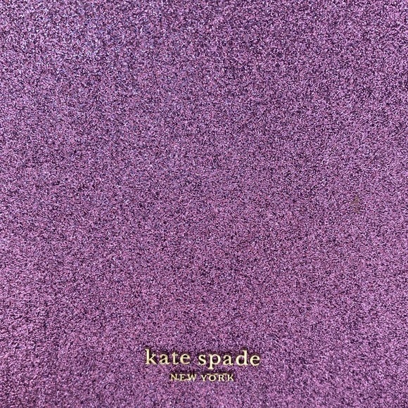 Kate Spade Purple Glitter Bag with Gold Details - Picture 4 of 8